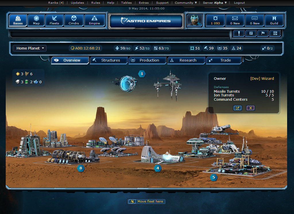 Ogame MMO Space Game